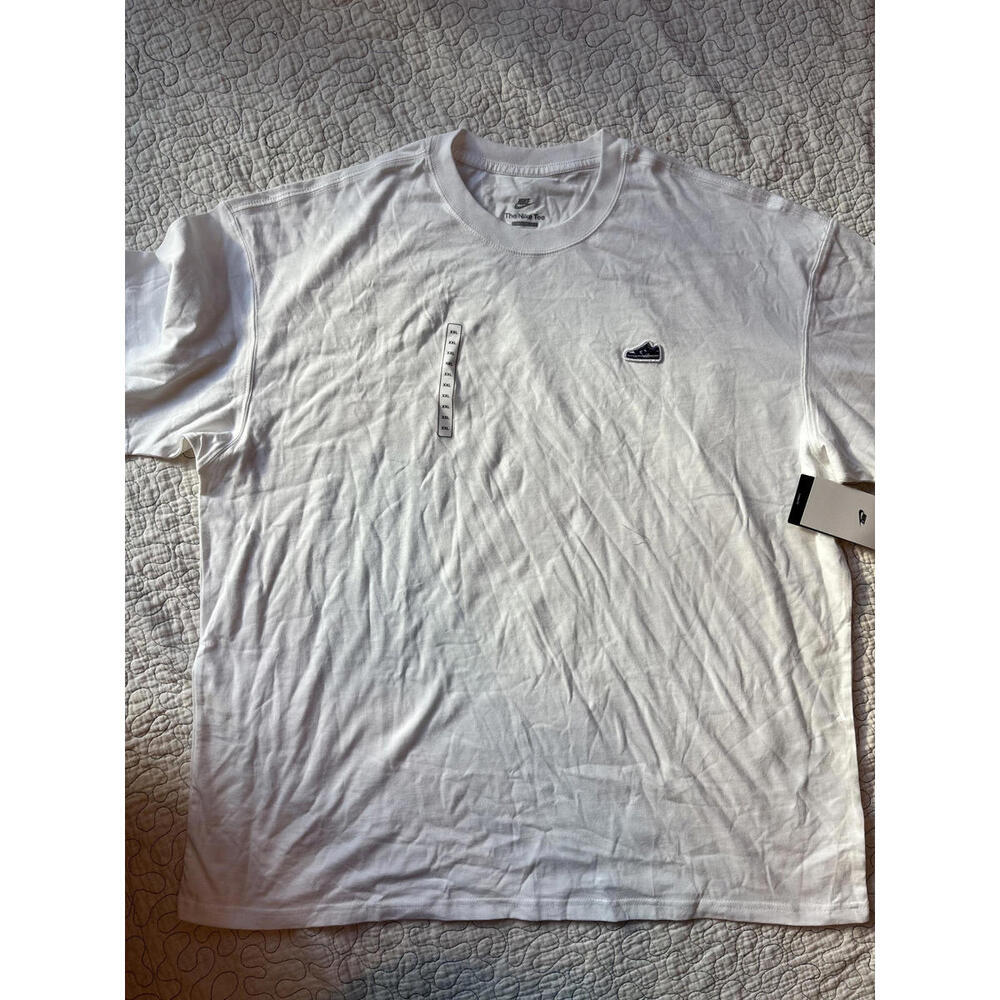 Nike White Men's Short Sleeve T-Shirt with Shoe Patch Logo Size XXL‎ #712 [COPY]
